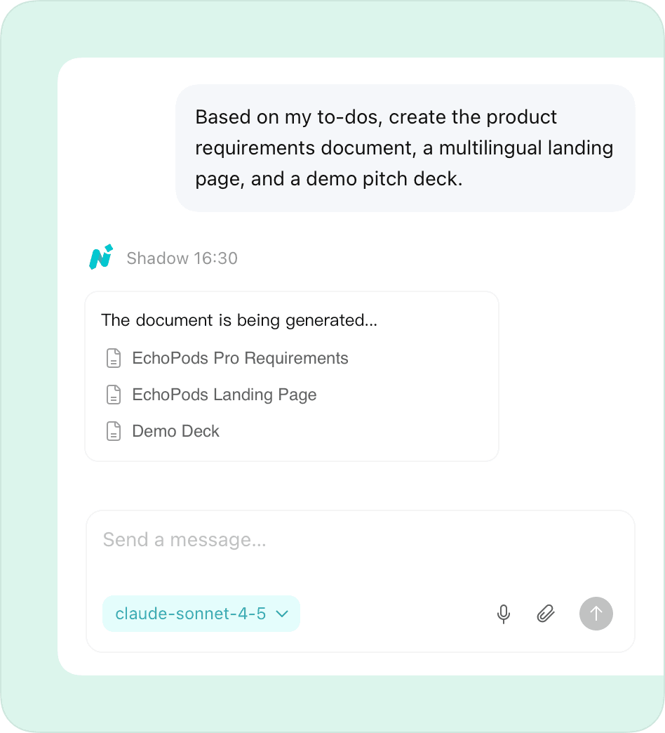 Turn Tasks into Completed Work Automatically